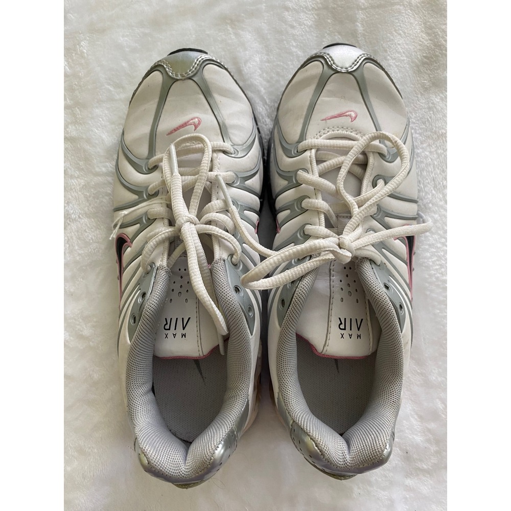 Nike Air Max Torch 4 Women 7 White Silver Pink 317004-106 Y2K Running Shoes